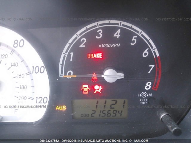 JTKKT624350089940 - 2005 TOYOTA SCION XA BLACK photo 7