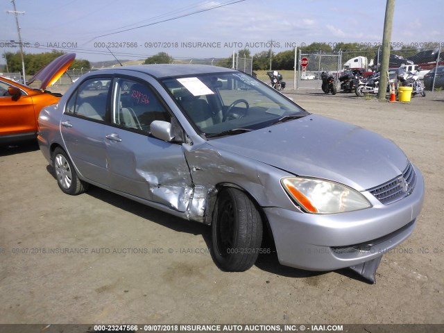 JA3AJ26E06U010284 - 2006 MITSUBISHI LANCER ES SILVER photo 1