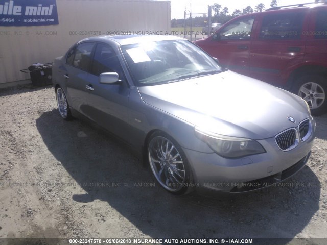 WBANB33504B111910 - 2004 BMW 545 I GRAY photo 1