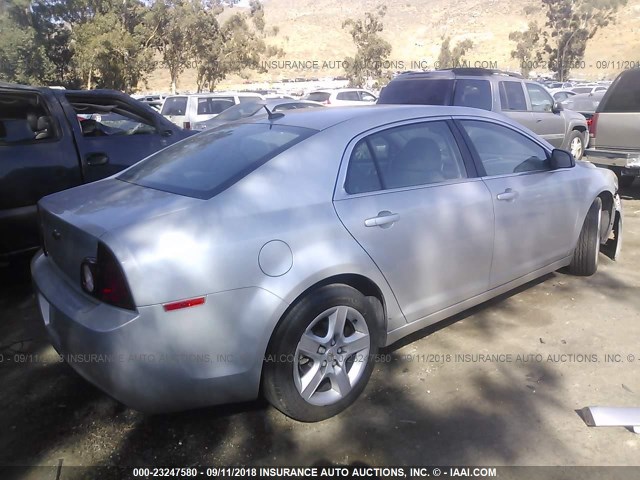 1G1ZB5E13BF309549 - 2011 CHEVROLET MALIBU LS Gümüş foto 4