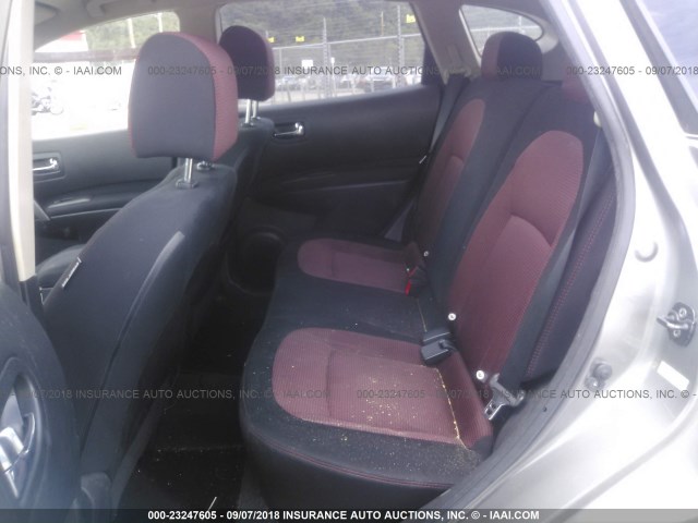 JN8AS58T48W305007 - 2008 NISSAN ROGUE S/SL GRAY photo 8