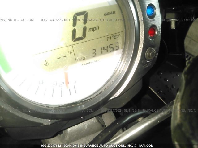 JKAZXCE148A005515 - 2008 KAWASAKI ZX1000 E BLACK photo 7