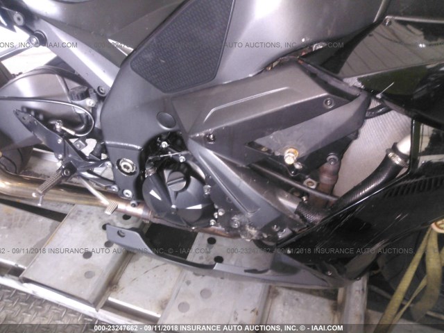 JKAZXCE148A005515 - 2008 KAWASAKI ZX1000 E BLACK photo 8