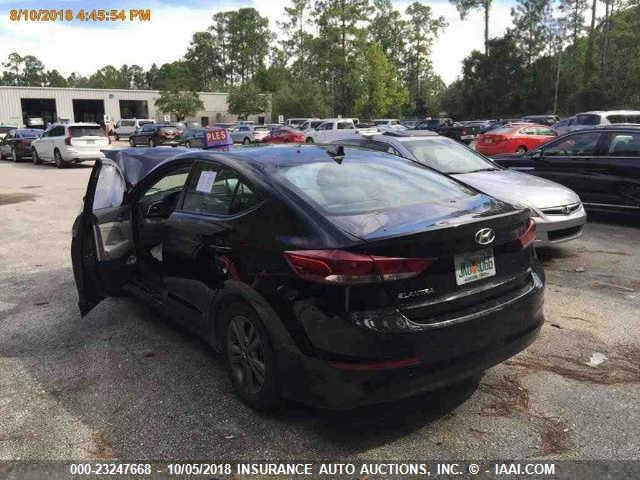 5NPD84LF5JH304916 - 2018 HYUNDAI ELANTRA SEL/VALUE/LIMITED BLACK photo 3