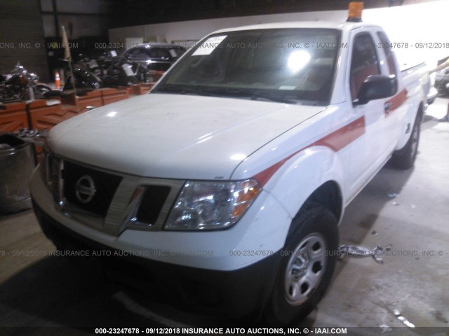 1N6BD0CT0DN754251 - 2013 NISSAN FRONTIER S/SV WHITE photo 2