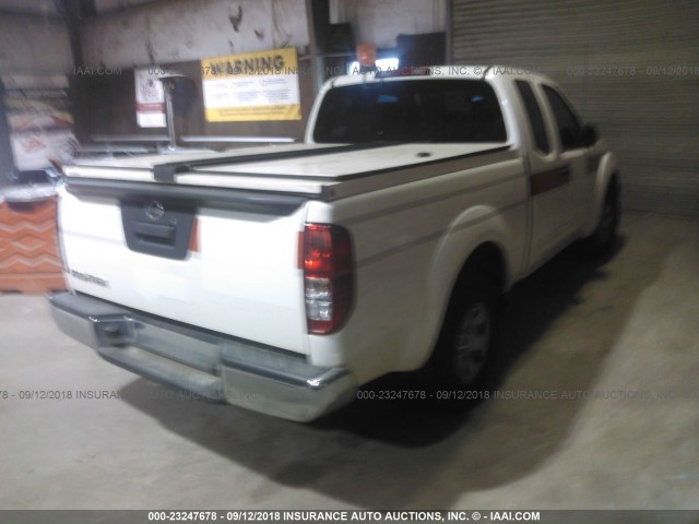1N6BD0CT0DN754251 - 2013 NISSAN FRONTIER S/SV WHITE photo 4
