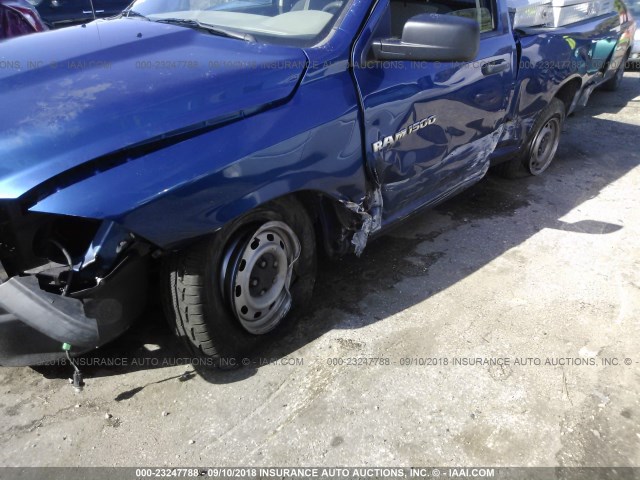 3D7JB1EK9BG537663 - 2011 DODGE RAM 1500 BLUE photo 6