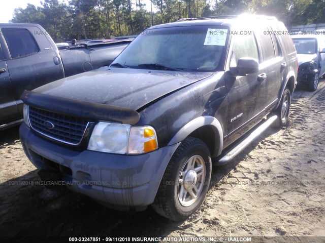 1FMZU72E52ZA10658 - 2002 FORD EXPLORER XLS BLACK photo 2