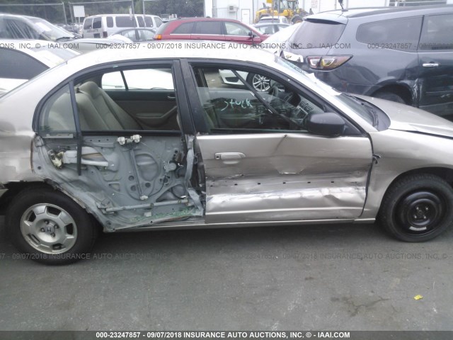 JHMES96673S002643 - 2003 HONDA CIVIC HYBRID BEIGE photo 6