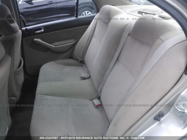 JHMES96673S002643 - 2003 HONDA CIVIC HYBRID BEIGE photo 8