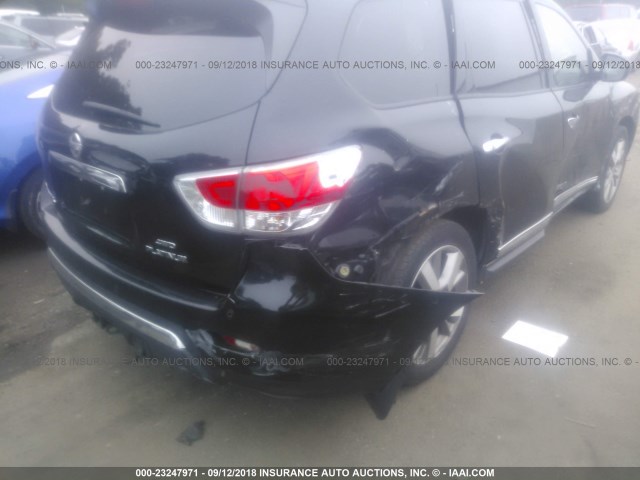 5N1AR2MM1DC622481 - 2013 NISSAN PATHFINDER S/SV/SL/PLATINUM BLACK photo 6
