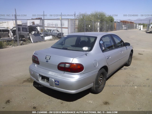 1G1ND52J23M663959 - 2003 CHEVROLET MALIBU SILVER photo 4