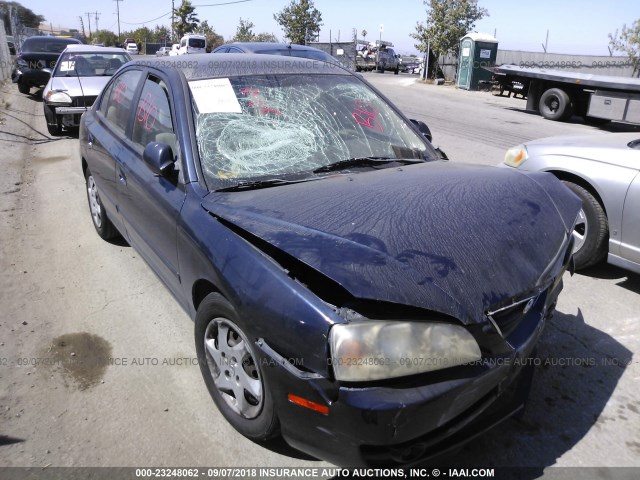 KMHDN46D86U261152 - 2006 HYUNDAI ELANTRA GLS/GT/LIMITED BLUE photo 1