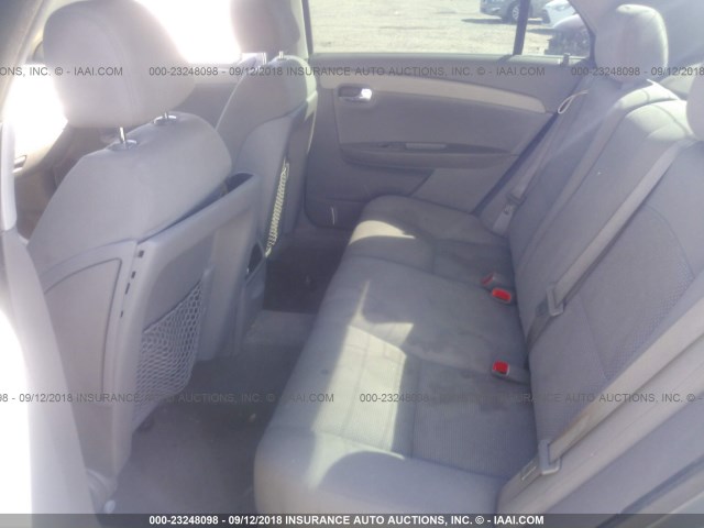 1G1ZG57B184301171 - 2008 CHEVROLET MALIBU LS GRAY photo 8