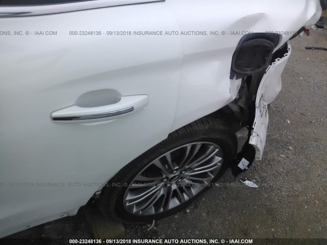 2LMTJ6LR9GBL54843 - 2016 LINCOLN MKX RESERVE Սպիտակ լուսանկար 6