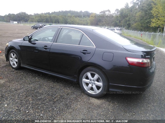 4T1BE46K67U629870 - 2007 TOYOTA CAMRY NEW GENERAT CE/LE/XLE/SE BLACK photo 3
