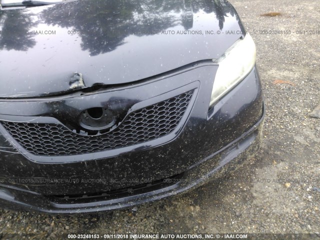 4T1BE46K67U629870 - 2007 TOYOTA CAMRY NEW GENERAT CE/LE/XLE/SE BLACK photo 6