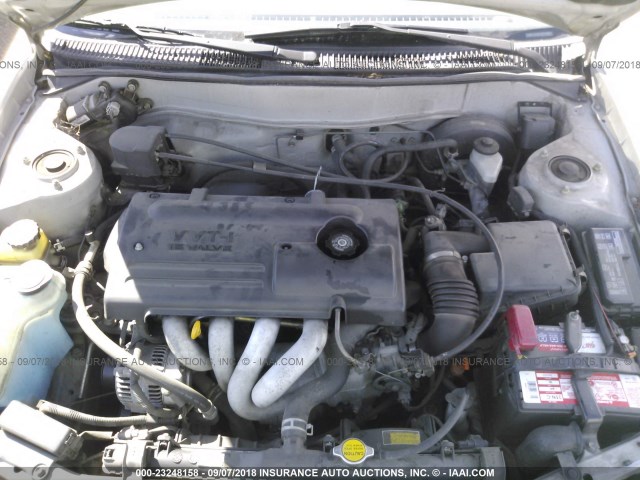 1NXBR12EXYZ415209 - 2000 TOYOTA COROLLA VE/CE/LE SILVER photo 10