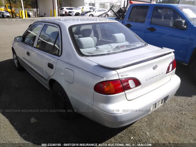 1NXBR12EXYZ415209 - 2000 TOYOTA COROLLA VE/CE/LE SILVER photo 3