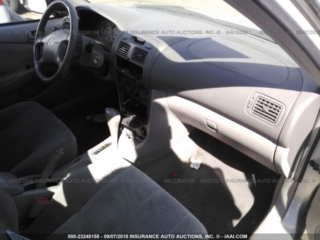 1NXBR12EXYZ415209 - 2000 TOYOTA COROLLA VE/CE/LE SILVER photo 5