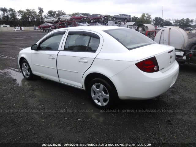 1G1AK52F457547292 - 2005 CHEVROLET COBALT WHITE photo 3