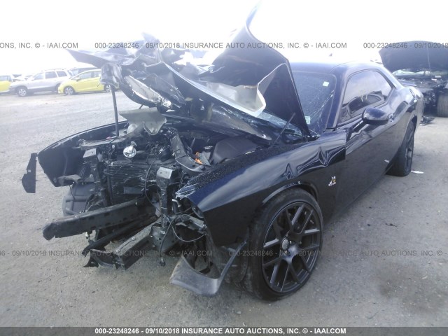 2C3CDZFJ8GH202701 - 2016 DODGE CHALLENGER R/T SCAT PACK BLACK photo 2