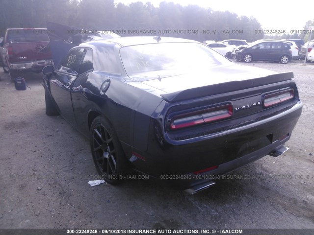 2C3CDZFJ8GH202701 - 2016 DODGE CHALLENGER R/T SCAT PACK BLACK photo 3