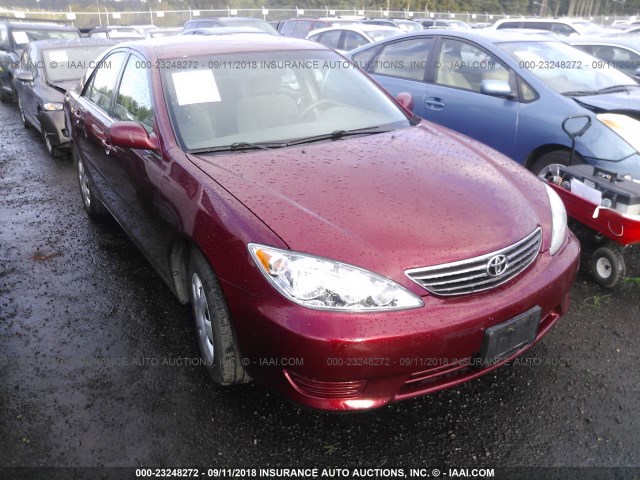 4T1BE32K95U057352 - 2005 TOYOTA CAMRY LE/XLE/SE Bordo foto 1