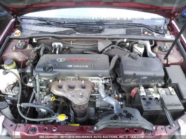 4T1BE32K95U057352 - 2005 TOYOTA CAMRY LE/XLE/SE Bordo foto 10