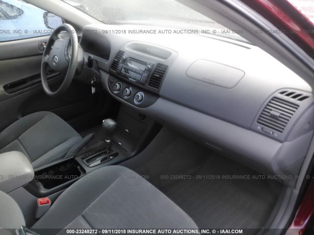 4T1BE32K95U057352 - 2005 TOYOTA CAMRY LE/XLE/SE Bordo foto 5