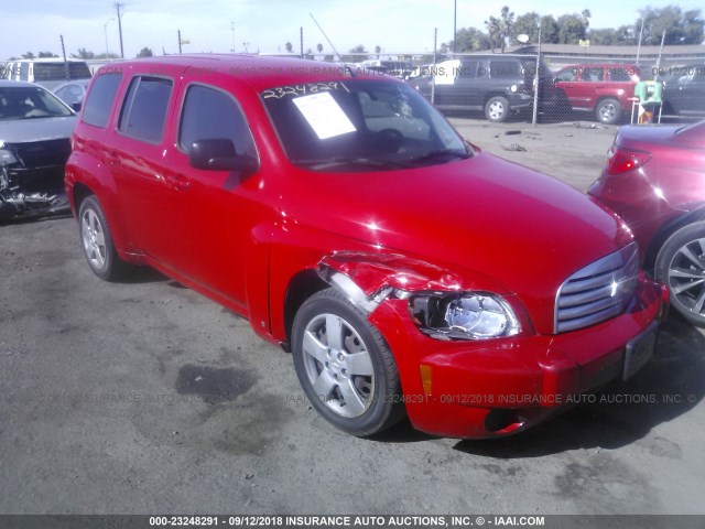 3GNCA13B89S598591 - 2009 CHEVROLET HHR LS RED photo 1