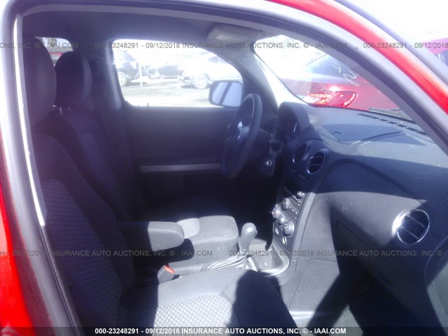 3GNCA13B89S598591 - 2009 CHEVROLET HHR LS RED photo 5