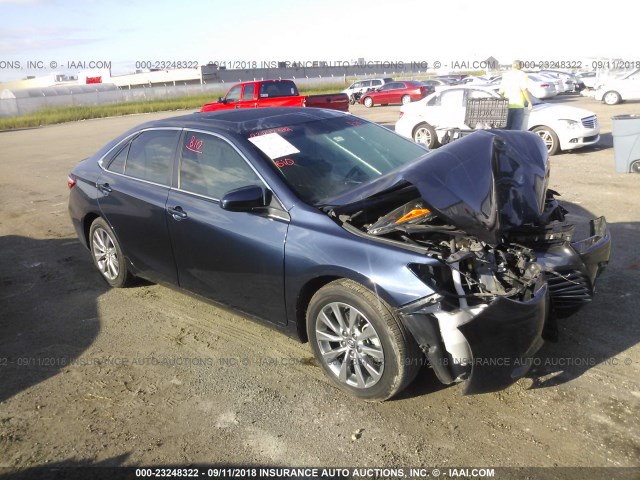 4T1BF1FK4FU890926 - 2015 TOYOTA CAMRY LE/XLE/SE/XSE BLUE photo 1
