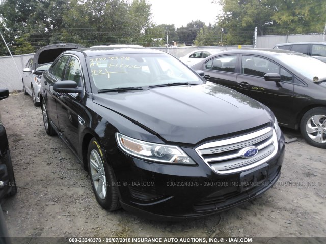 1FAHP2DW7BG187858 - 2011 FORD TAURUS SE BLACK photo 1