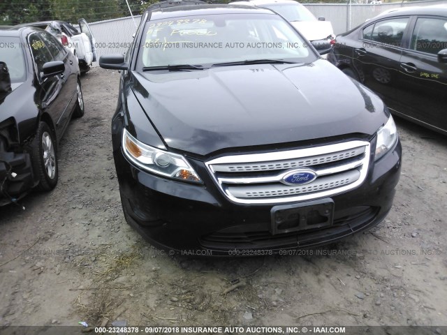 1FAHP2DW7BG187858 - 2011 FORD TAURUS SE BLACK photo 6