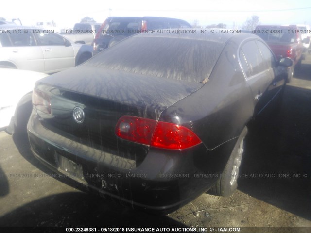 1G4HD57267U146302 - 2007 BUICK LUCERNE CXL BLACK photo 4