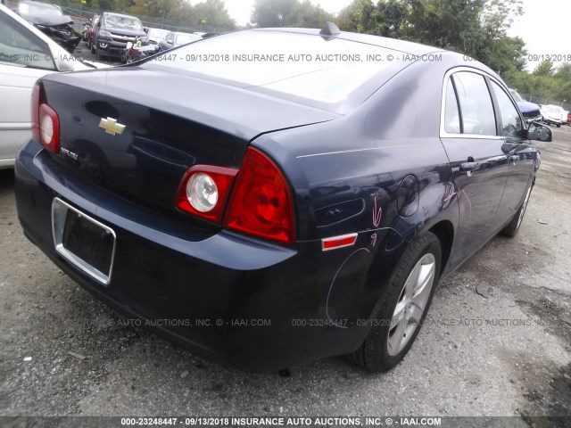 1G1ZB5E09CF249706 - 2012 CHEVROLET MALIBU LS Mavi foto 4