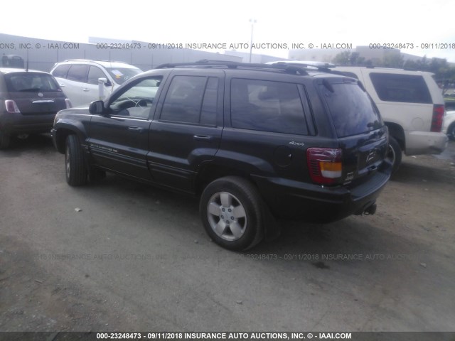 1J4GW58N91C543612 - 2001 JEEP GRAND CHEROKEE LIMITED Dark Blue photo 3