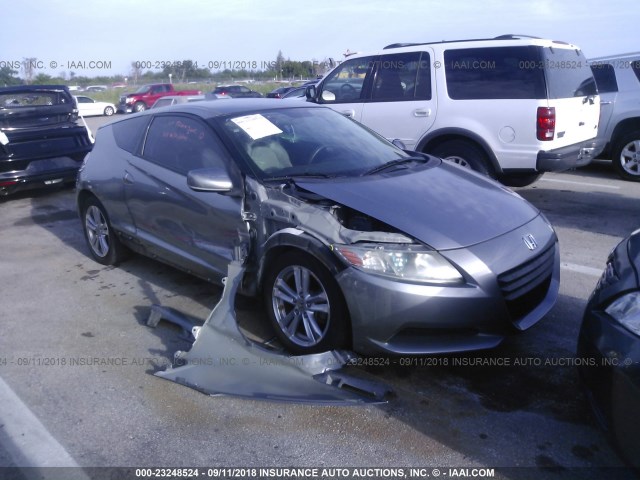 JHMZF1D43BS008396 - 2011 HONDA CR-Z GRAY photo 1