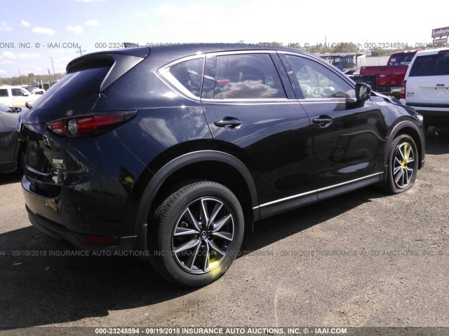 JM3KFADL0H0112799 - 2017 MAZDA CX-5 GRAND TOURING BLACK photo 4