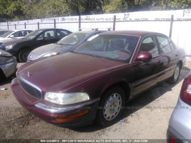 1G4CW52K4W4625912 - 1998 BUICK PARK AVENUE  MAROON photo 2