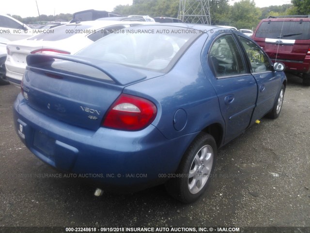 1B3AS56C03D200842 - 2003 DODGE NEON SXT 蓝色 照片 4