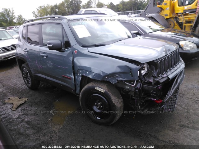 ZACCJBCB7HPF75379 - 2017 JEEP RENEGADE TRAILHAWK BLUE photo 1