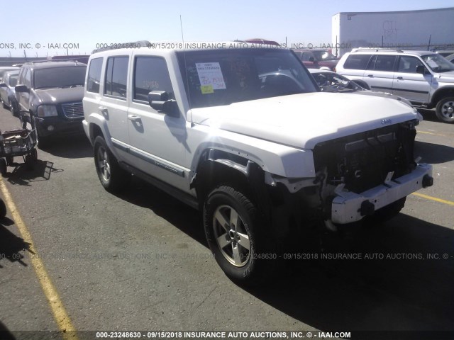 1J8HG48K38C187698 - 2008 JEEP COMMANDER SPORT თეთრი ფოტო 1