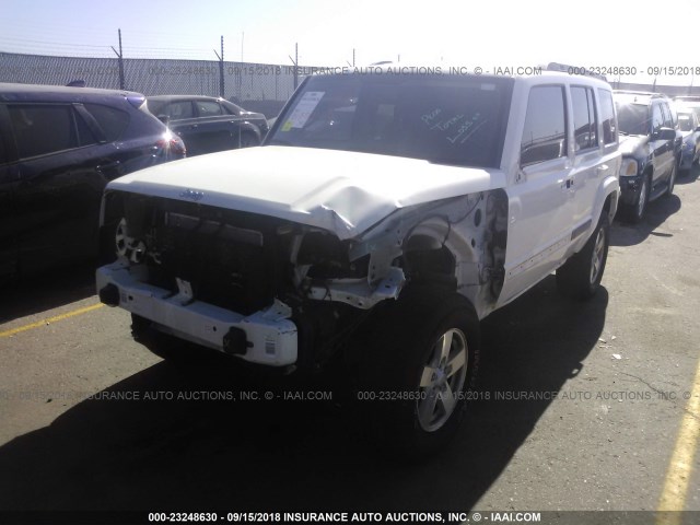 1J8HG48K38C187698 - 2008 JEEP COMMANDER SPORT თეთრი ფოტო 6