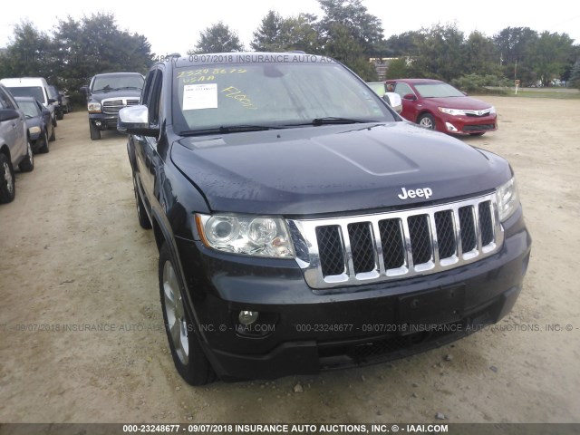 1C4RJFCG8CC324459 - 2012 JEEP GRAND CHEROKEE OVERLAND GRAY photo 6