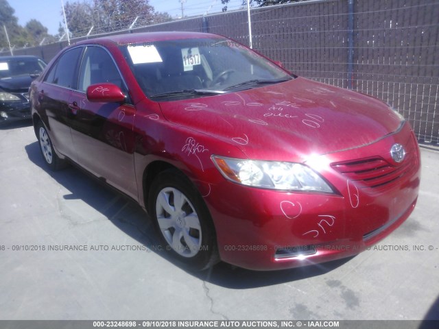 4T1BE46K17U088193 - 2007 TOYOTA CAMRY NEW GENERAT CE/LE/XLE/SE RED photo 1