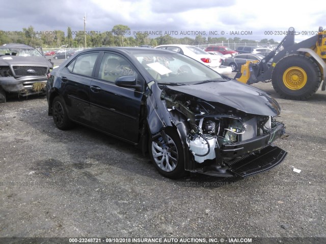 5YFBURHE8JP776109 - 2018 TOYOTA COROLLA L/LE/XLE/SE/XSE Dark Blue photo 1