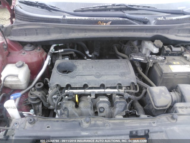 KM8JUCAC4CU540754 - 2012 HYUNDAI TUCSON GLS/LIMITED 红色 照片 10