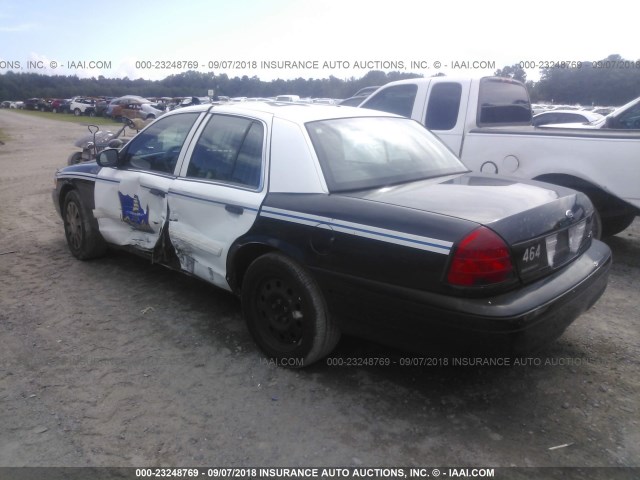 2FAHP71V59X137442 - 2009 FORD CROWN VICTORIA POLICE INTERCEPTOR BLACK photo 3